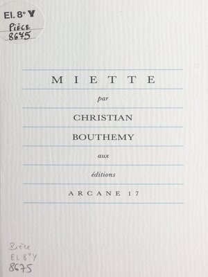 cover image of Miette